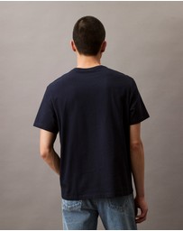 Calvin Klein Jeans - Varsity Monogram Logo Patch T-Shirt