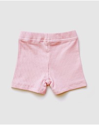 WITH LOVE FOR KIDS - Bike Shorts Wide Ribbed - Babies - Kids