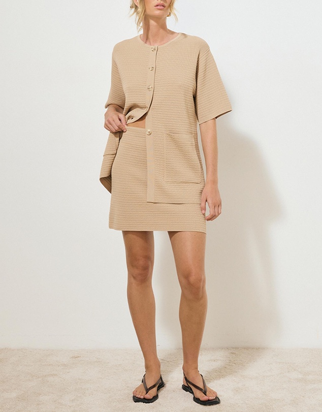 MON RENN - Memoir Knit Skirt