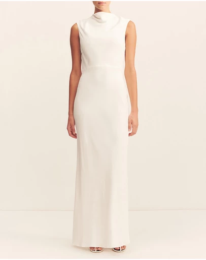 Shona Joy - Rio Cowl Open Back Maxi Dress