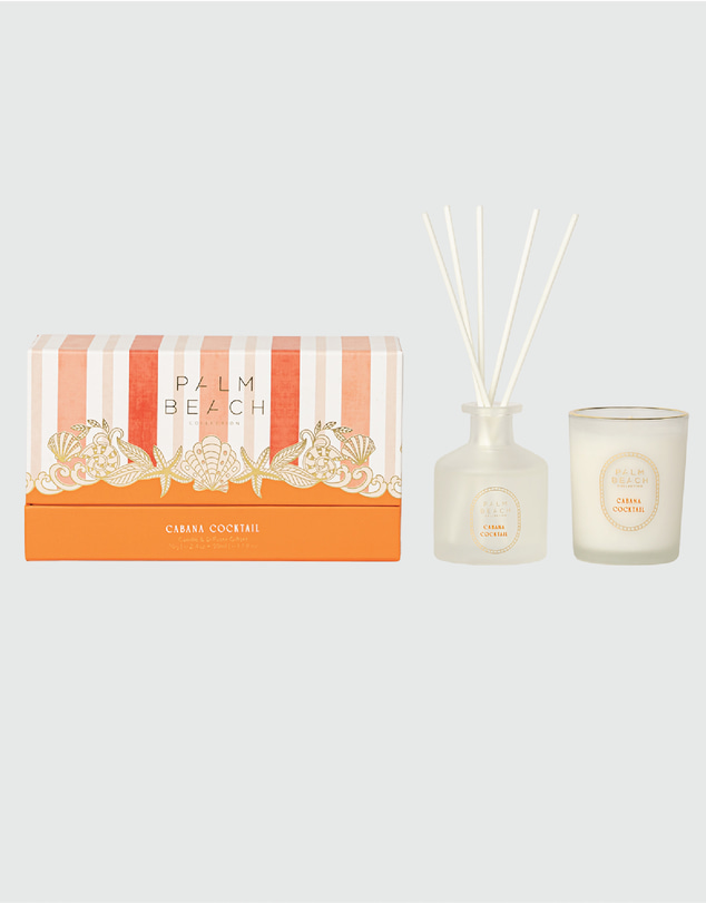 Palm Beach Collection - Candle + Diffuser Set Cabana Cocktail