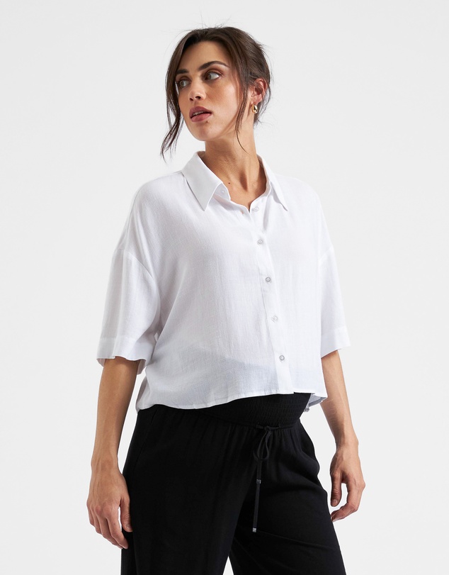 Ripe Maternity - Farrah Crop Shirt