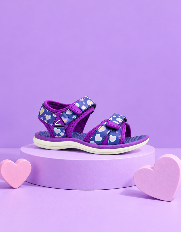 Clarks - Kendall Navy Hearts