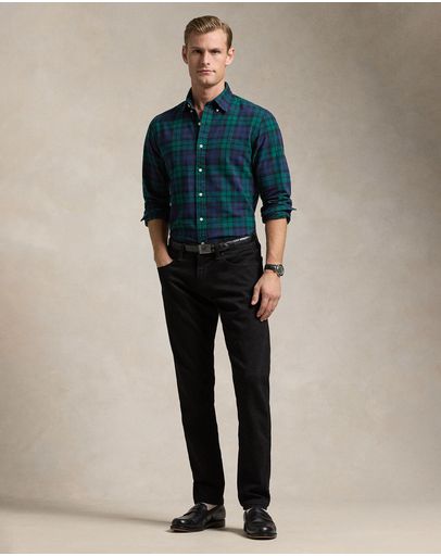 Navy & Green Multi