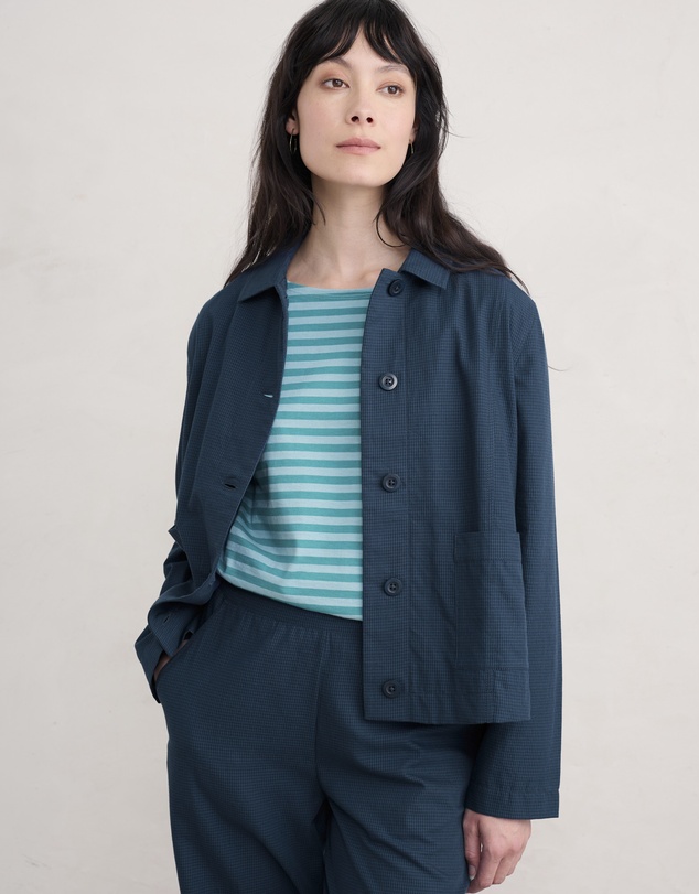Seasalt - Seasalt Cornwall Navy Carnon Downs Jacket