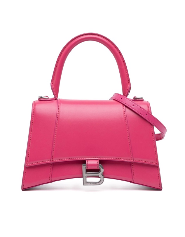 Pre-Loved by Azura Reborn - Pre-Loved Small Shiny Box Calfskin Hourglass Satchel