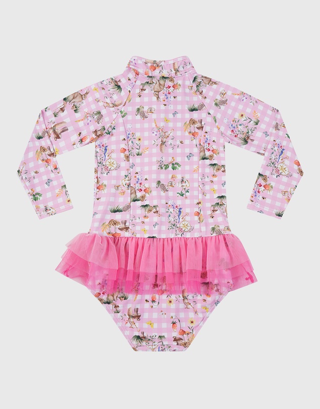 Aqua Blu Kids - Robin Long Sleeve One Piece - Babies