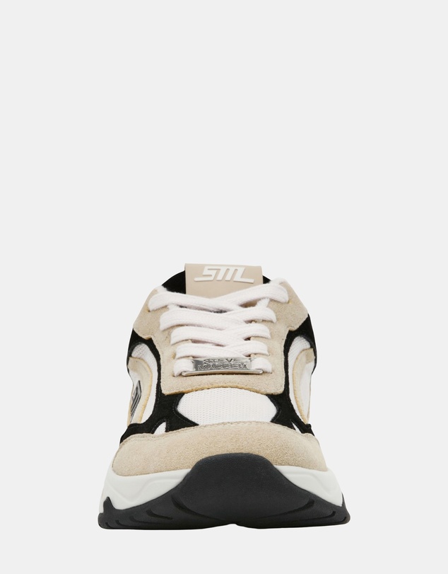 Steve Madden - Sneak-Peak Irish/Black Silver Sneakers