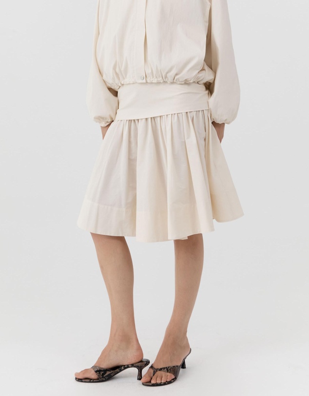 St. Agni - Circle Hem Gathered Skirt