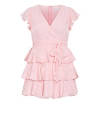 City Chic - First Date Flutter Mini Dress