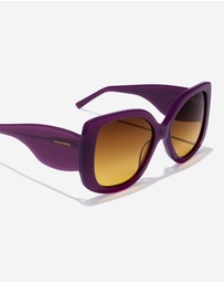 Hawkers Co - Hawkers - Fervor - grape purple tobacco  Sunglasses for Men and Women UV400