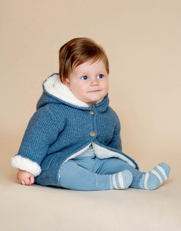 Bebe by Minihaha - Knitted Hooded Jacket - Babies