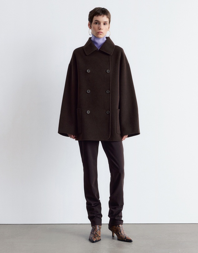 & Other Stories - Cocoon-Shaped Wool Jacket