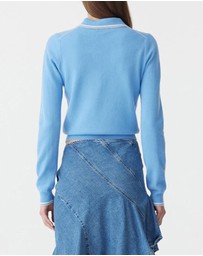 Bassike - Long Sleeve Polo Knit