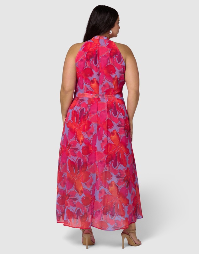Pink Dusk by Curve Project - Kiss Kiss Maxi Dress