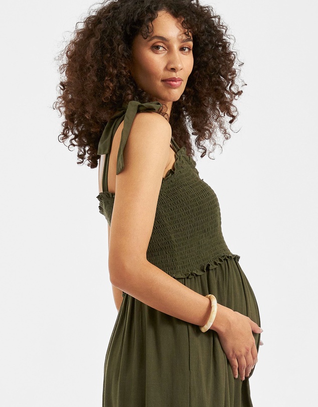 Ripe Maternity - Brandi Shirred Dress