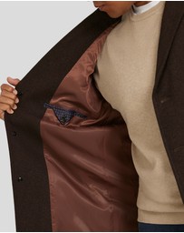 Johnny Bigg - Carson Wool Blend Overcoat