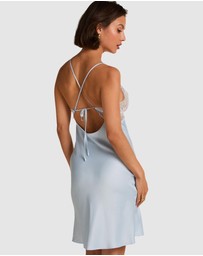 Hunkemoller - Satin Lace Miri Slip Dress