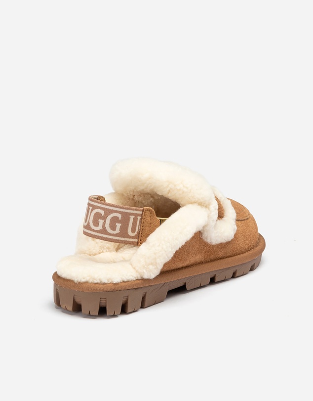 Ozwear Connection Uggs - Ugg Violet Shearling Slipper (Elastic Logo) (Detachable Feature)