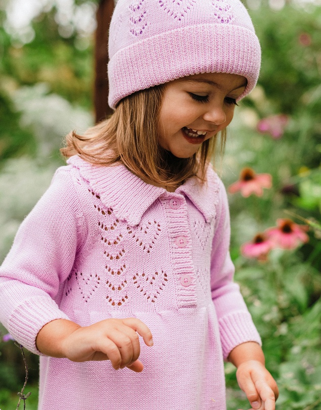 Fleur Harris - 'Days of Enchantment' Heart Dress in Lilac