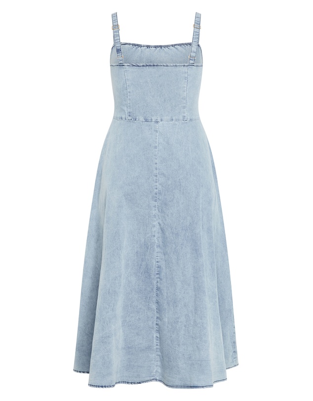 City Chic - Denim Corset Dress