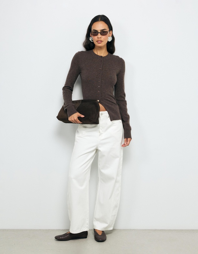 AERE - Isha Wool Cashmere Blend Cardigan