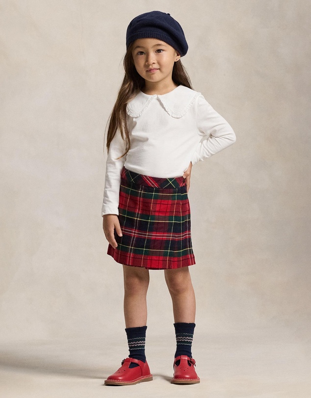 Polo Ralph Lauren - Ruffled Cotton Jersey Tee - Kids