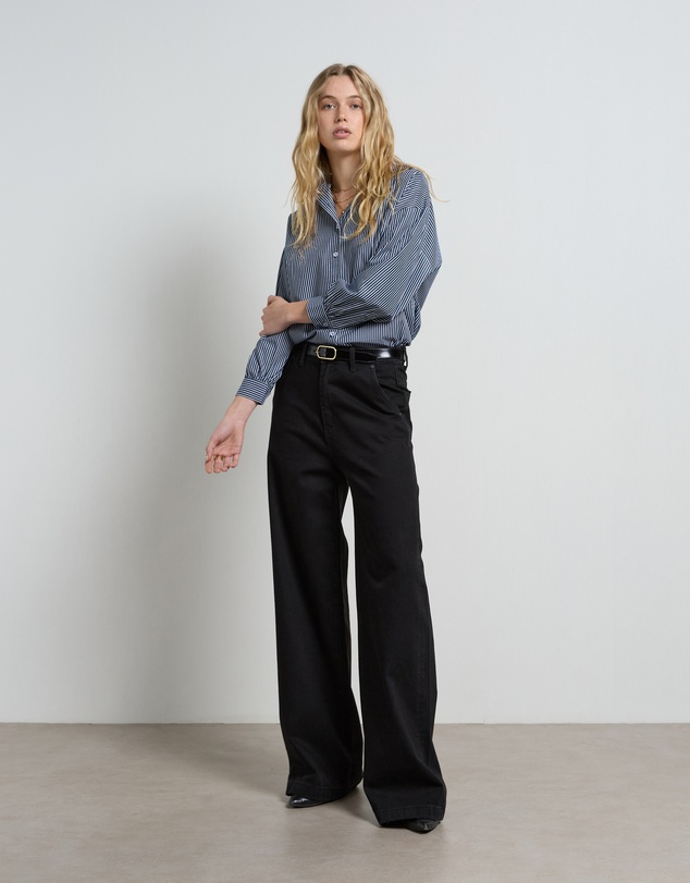 DRICOPER DENIM - Elma Navy Stripe Shirt