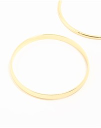 Lovisa - Gold Plated Smooth Bangles 2-Pack