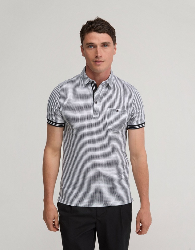 Oxford - Milo Cotton Jersey Printed Polo