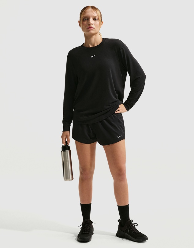 Nike - One Dri-FIT Mid-Rise 3in Brief-Lined Shorts