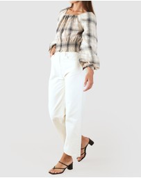 Amelius - Sydney Check Long Sleeve Top