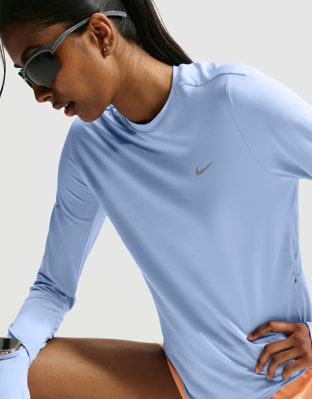 Nike - Swift Dri-FIT UV LS Crew-Neck Running Top