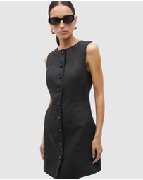 Seed Heritage - Linen Button Through Mini Dress