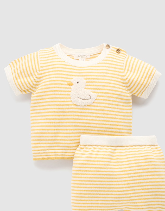Purebaby - Knitted Goose Set- Kids-Babies