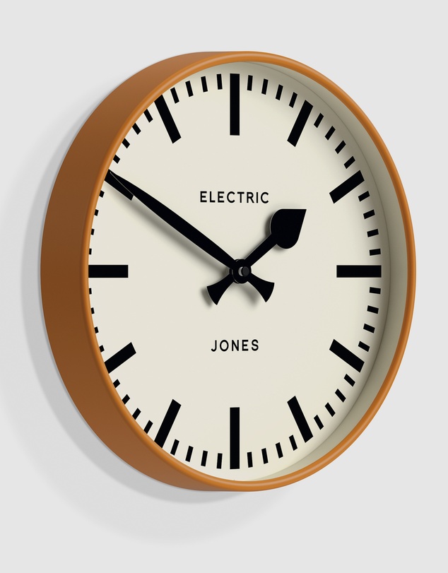Newgate - Newgate Jones Railway Wall Clock Orange
