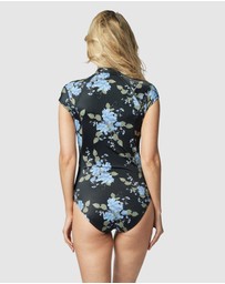 UNE PIECE - Original Sexie Rashie Cap Sleeve One Piece Swimsuit