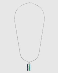 Nialaya Jewellery - Trinity Pendant Necklace in Silver