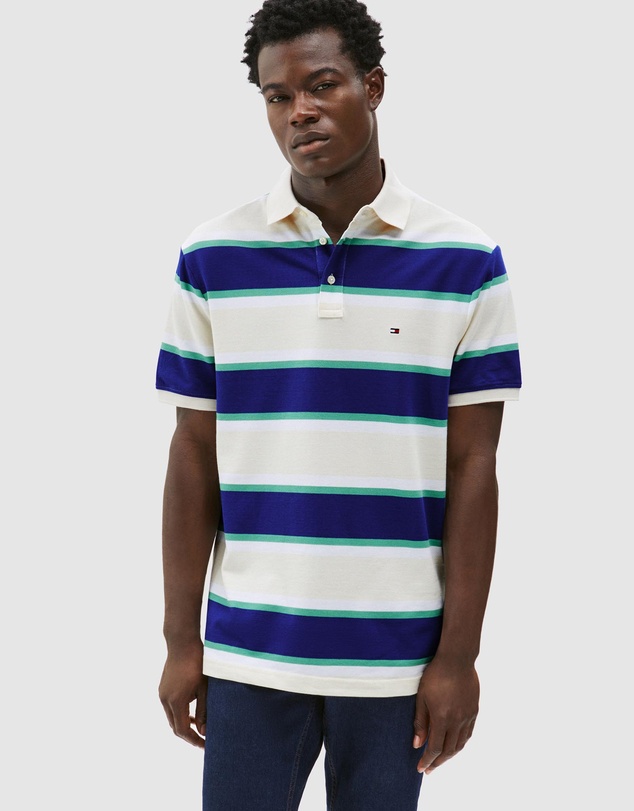 Tommy Hilfiger - Tricolour Block Stripe Polo