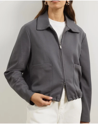 Atmos&Here - Lenix Tailored Bomber Jacket