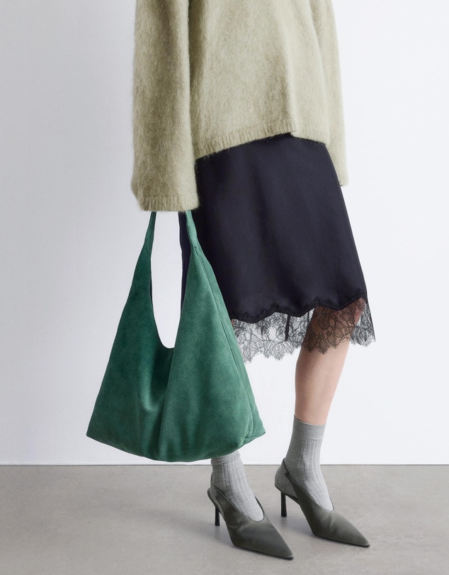& Other Stories - Large Suede Tote Bag