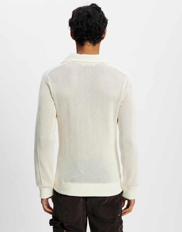 Wales Bonner - Cotton Mesh Jersey Song Jersey Top