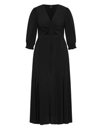 City Chic - Plus sizeJolene V Neck Maxi Dress - black