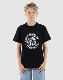 Santa Cruz - MFG Dot Front Tee - Teens