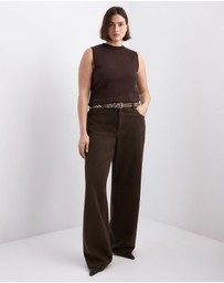 M.N.G - Danila High-Waisted Wide-Leg Jeans