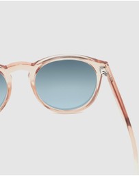 Hawkers Co - HAWKERS - Crystal Champagne Deep Blue BEL AIR Sunglasses for Men and Women UV400