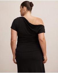 Forever New Curve - Sofia Curve Asymmetrical Tipped Top