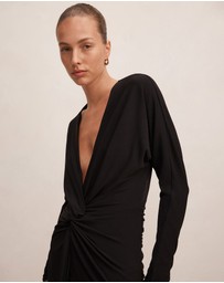 Forever New - Solana Draped Front Tie Maxi Dress