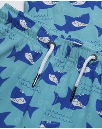 Vacancy Co - Smiley Shark Swim Short - Youth