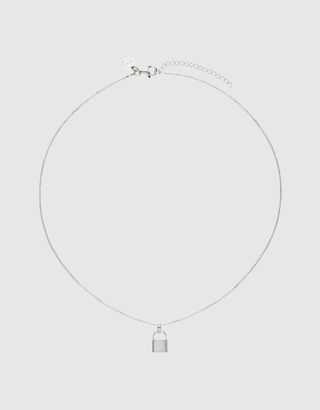 Najo - Love Lock Silver Pendant (45cm + 5cm ext)